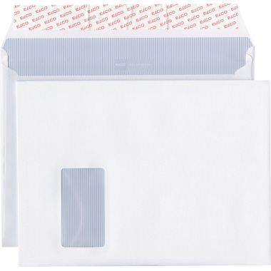 ELCO Faltentasche Documento 48684 C4+ mit Fenster weiß 200 Stück