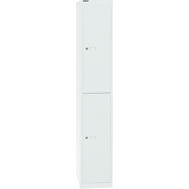 Bisley Schließfachsystem Office CLK122696 2Fächer verkehrsweiß