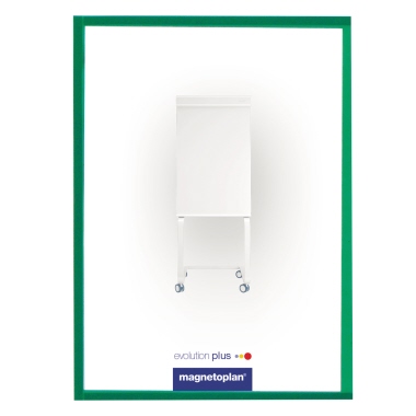 magnetoplan Magnetrahmen Magnetofix 1130305 DIN A4 grün 5 Stück
