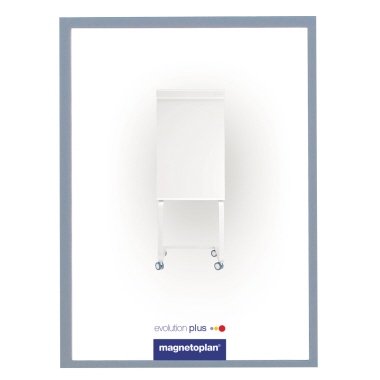 magnetoplan Magnet-Rahmen Magnetofix, A4, 5 Stück, grau