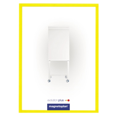 magnetoplan Magnetrahmen Magnetofix 1130302 DIN A4 gelb 5 Stück