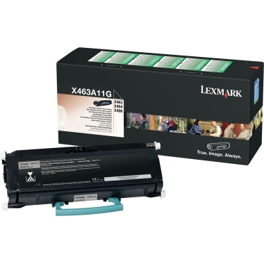 Lexmark Toner X463A11G für X460 3.500S. schwarz