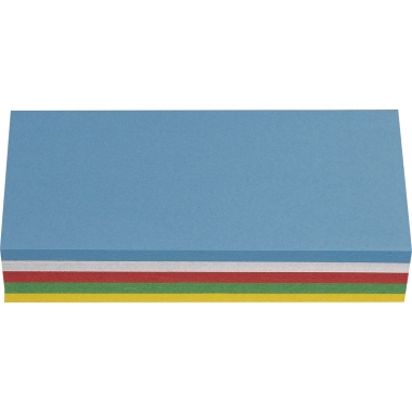 Nobo Moderationskarte 1901287 205x95mm 5-farbig 250 Stück