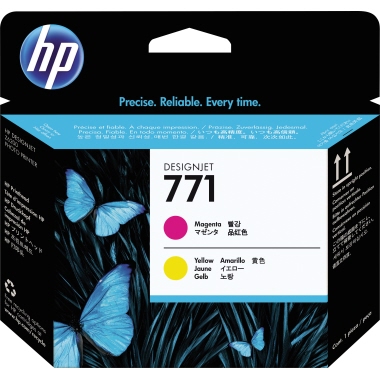 HP Druckopf CE018A 771 magenta/gelb
