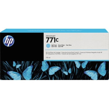HP Tintenpatrone B6Y12A 771C 775ml fotocyan