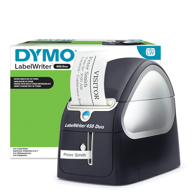 DYMO Etikettendrucker LabelWriter 450 Duo S0838920 schwarz