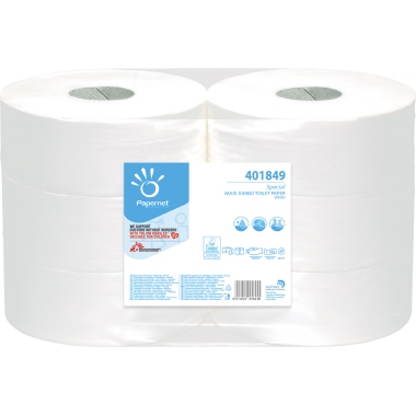 Papernet Toilettenpapier Maxi 401849 2-lagig 360m 6 Rl./Pack.