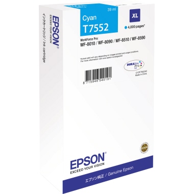 Epson Tintenpatrone C13T75524N T7552 4.000Seiten cyan