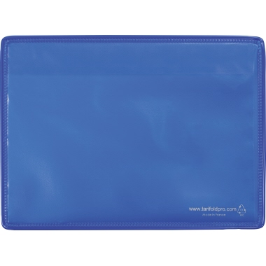 Tarifold Kennzeichnungshülle 166241 A5 quer PVC blau 10 Stück