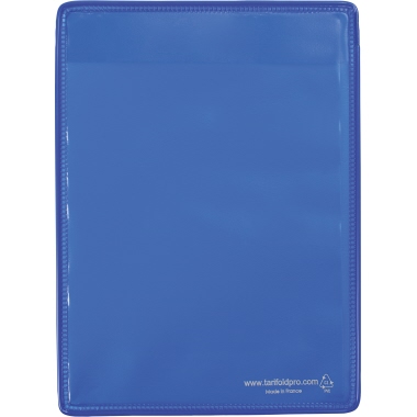 Tarifold Kennzeichnungshülle 166201 A5 hoch PVC blau 10 Stück