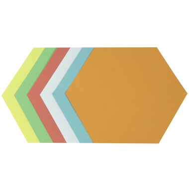 Soennecken Moderationskarte Wabe 4879 16,5x19cm sort. 250 Stück