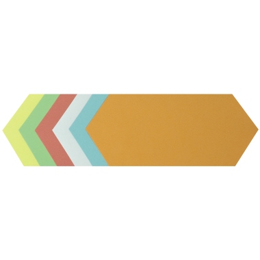 Soennecken Moderationskarte Rhombus 4881 9,5x20,5cm sort. 250 Stück