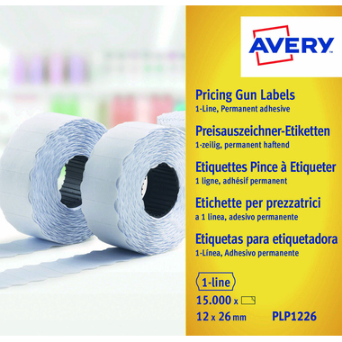 Avery Zweckform Endlosetikett PLP1226 12x26mm 15.000 Stück