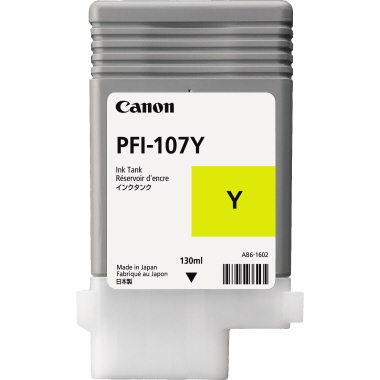 Canon Tintenpatrone 6708B001 PFI107Y 130ml gelb