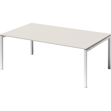 Bisley Konferenztisch DUF2012GW396 U 2000x740x1200mm weiß/gr.ws