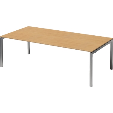 Bisley Konferenztisch DUF2412BC355 U 2400x740x1200mm si/bu