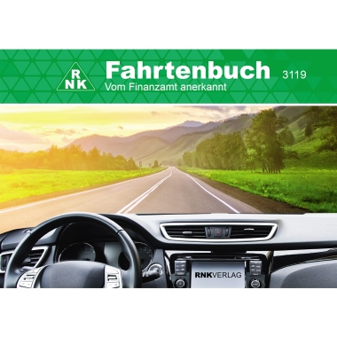 RNK Fahrtenbuch 3119 für PKW DIN A6 quer 32Blatt