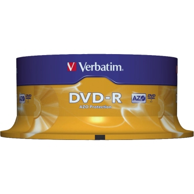Verbatim DVD-R 43522 16x 4,7GB 120Min. Spindel 25 Stück