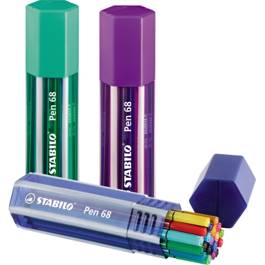 STABILO Pen 68 Big Pen Box 6820-1 Pa=20 Farben sortiert