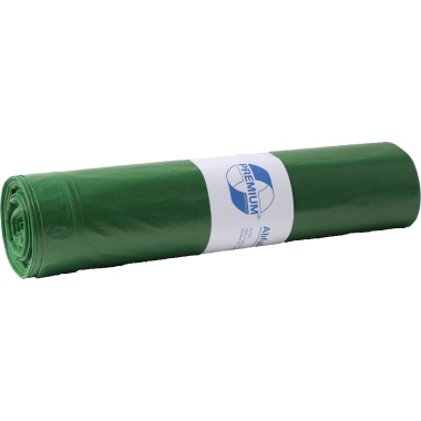 Abfallsack Standard 575x1000mm 70l grün 25 Stück