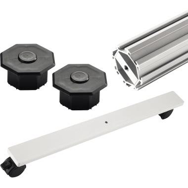 magnetoplan Achtkantsäule 110735 mit fahrbarem Fuß