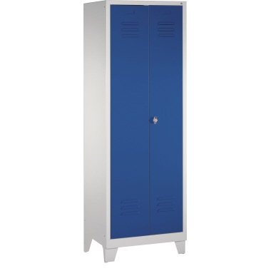 C+P Wäsche-Spind 816020S10004 auf Sockel 2Abteile lgr/ebl