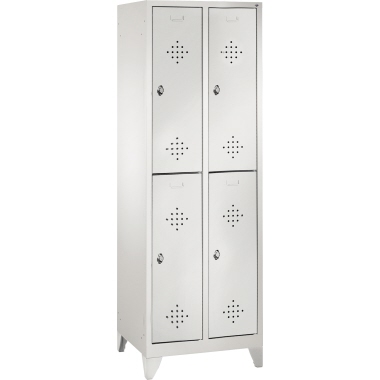 C+P Doppelspind 831020S10000 auf Füßen 4Fächer lgr/lgr