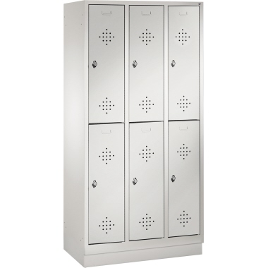 C+P Doppelspind 832030S10000 auf Sockel 6Fächer lgr/lgr