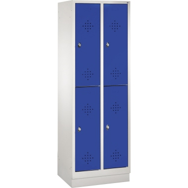 C+P Doppelspind 832020S10031 auf Sockel 4Fächer lgr/ebl