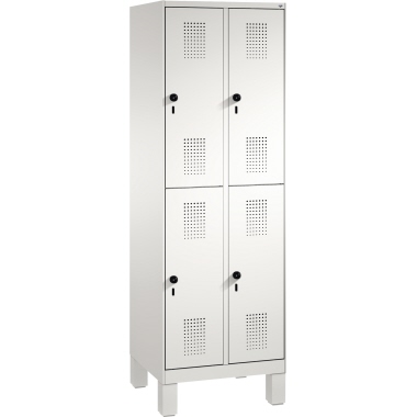 C+P Doppelstockspind 4931020S10009 Füße 4Fächer lgr/lgr