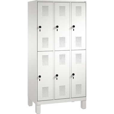 C+P Doppelstockspind 4931030S10036 Füße 6Fächer lgr/lgr