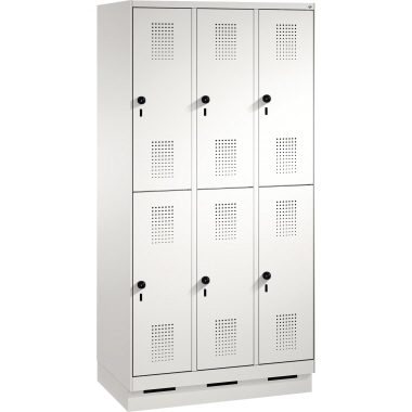 C+P Doppelstockspind 4932030S10034 Sockel 6Fächer lgr/lgr