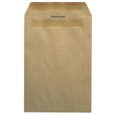 Soennecken Versandtasche 2953 C4 90g ohne Fenster selbstklebend natronbraun 250 Stück