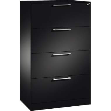 C+P Hängeregistraturschrank Asisto 146023412S10106 A4 2bahnig sgr/sgr