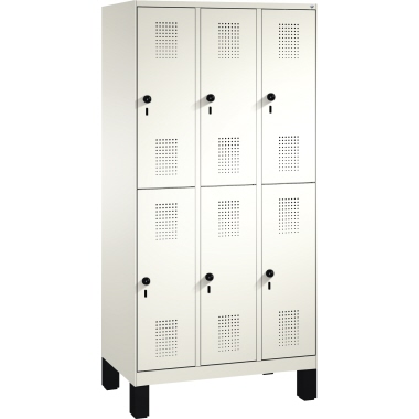 C+P Doppelstockspind 4931030S10087 Füße 6Fächer rws/rws