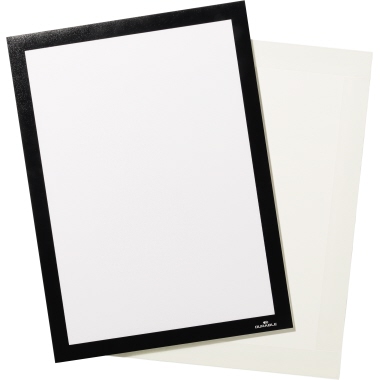 DURABLE Folienrahmen DURAFRAME 496801 A4 Klett magnetisch schwarz