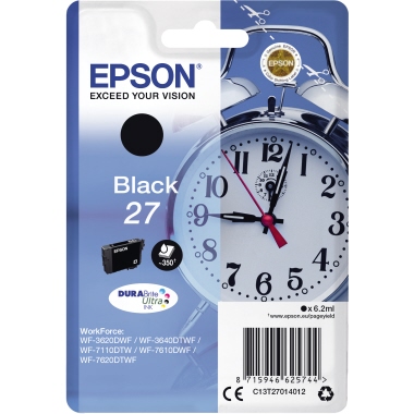 Epson Tintenpatrone C13T27014012 27 6,2ml 350Seiten schwarz