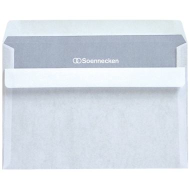 Soennecken Briefumschläge 2905 C6 75g ohne Fenster selbstklebend hf weiß 1.000 Stück