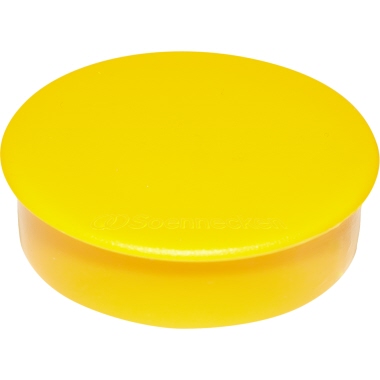 Soennecken Magnet 4804 rund 32mm gelb 10 Stück