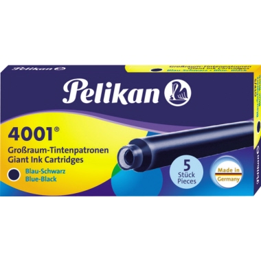 Pelikan Tintenpatronen 4001 GTP/5/310607 blau-schwarz Inh.5