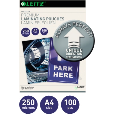 Leitz Laminierfolie A4 UDT 74840000 250mic glasklar 100 St. /Pack.