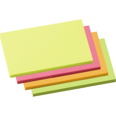 Soennecken Haftnotiz 5835 125x75mm neonfarben 4x100Blatt 4 Stück