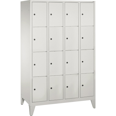 C+P Fächerschrank 8010404S10009 Füße 16Fächer B1190mm lgr/lgr