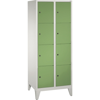C+P Fächerschrank 8010224S10056 Füße 8Fächer B810mm lgr/rgn