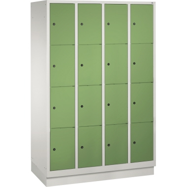 C+P Fächerschrank 8020404S10036 Sockel 16Fächer B1190mm lgr/rgn
