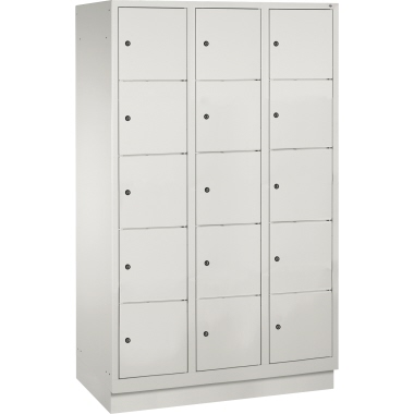 C+P Fächerschrank 8020325S10002 Sockel 15Fächer B1200mm lgr/lgr