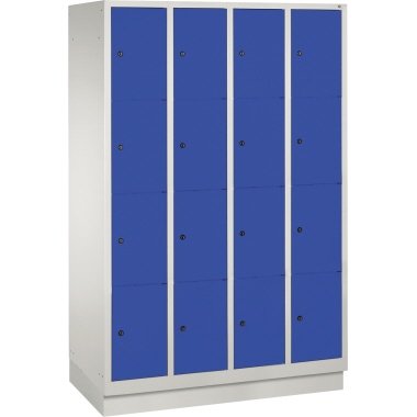 C+P Fächerschrank 8020404S10007 Sockel 16Fächer B1190mm lgr/ebl