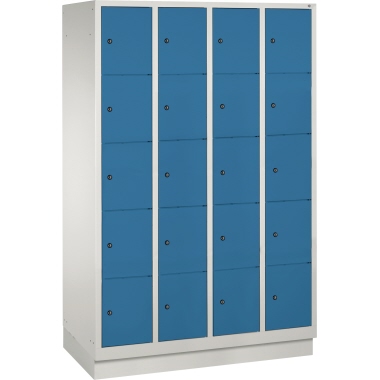 C+P Fächerschrank 8020405S10008 Sockel 20Fächer B1190mm lgr/lbl
