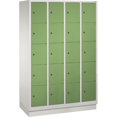 C+P Fächerschrank 8020405S10022 Sockel 20Fächer B1190mm lgr/rgn