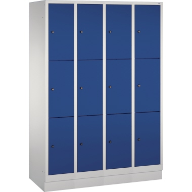C+P Fächerschrank 8020403S10000 Sockel 12Fächer B1190mm lgr/ebl